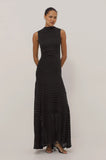Cosmos Dress, Black Checkerboard