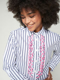 Vilagallo Lionetta Embroidered, Blue-Vilagallo