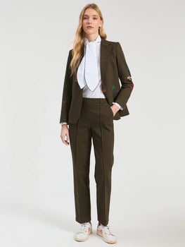 Flannel Pant, Green-Vilagallo