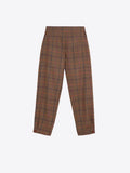 Plaid Pant, Brown-Vilagallo