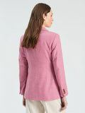 Herringbone Blazer, Raspberry-Vilagallo