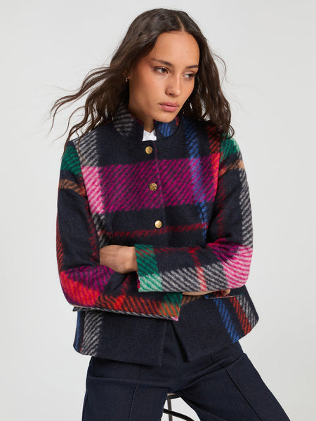 XL Check Jacket, Multicolor