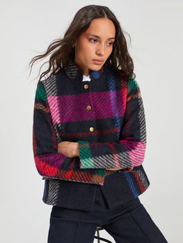 XL Check Jacket, Multicolor