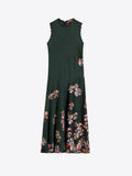 Circles Dress, Green-Vilagallo