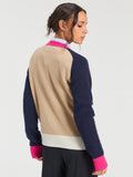 Ski Sweater, Navy Ecru-Vilagallo