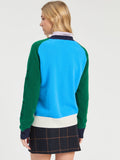 Ski Sweater, Green Blue-Vilagallo