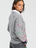 Words Sweater, Grey-Vilagallo