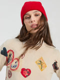 Love Sweater, Beige-Vilagallo