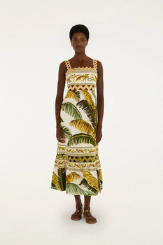 Trancoso Sand Sleeveless Maxi Dress, Trancoso Sand-Farm Rio