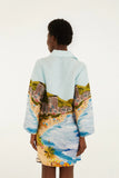 Long Sleeve Kimono, Copacabana Beach Multicolor-Farm Rio