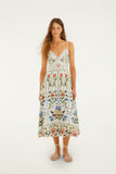 Stitched Garden Midi Dress, Off-White-Farm Rio