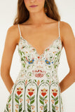 Stitched Garden Midi Dress, Off-White-Farm Rio