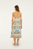 Stitched Garden Midi Dress, Off-White-Farm Rio