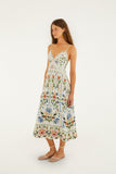 Stitched Garden Midi Dress, Off-White-Farm Rio