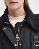 Barbour Reighton Wax Jacket, Black/ Classic-Barbour