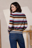 Long Sleeve Striped Crew, Multi