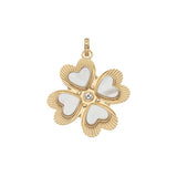 JW LUCKY in Love Clover Pendant, MOP