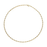 JW FOREVER Sundial Necklace, Black Mother of Pearl with long link box chain-Jane Win