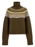 Barbour Lorrie Fair Isle Roll-Neck Sweater, Multi-Barbour