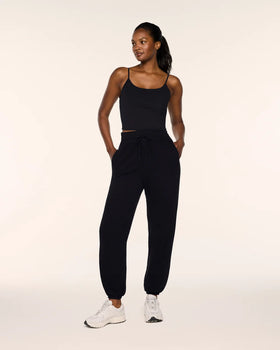 Spanx® Boostup Cotton Fleece Jogger, Very Black-Spanx