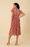 Hale Bob Della Charmeuse Dress, Coral-Hale Bob