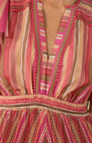 Hale Bob Della Charmeuse Dress, Coral-Hale Bob