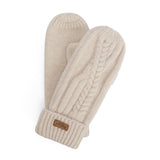 Barbour Elsdon Mittens, Eggshell-Barbour