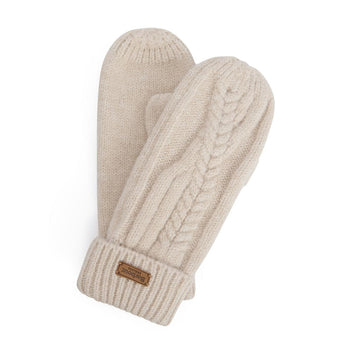 Barbour Elsdon Mittens, Eggshell-Barbour