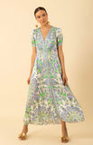 Ila Maxi Dress, Green-Hale Bob