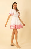Alena Embroidered Voile Dress, Pink-Hale Bob