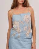 Top, Africa Light Blue-Las Surenas
