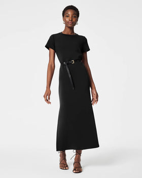 SPANX AirEssentials Maxi Dress, Very Black-Spanx
