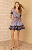 Hale Bob Aubrie Dress-Navy-Hale Bob