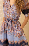 Hale Bob Aubrie Dress-Navy-Hale Bob
