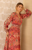 Hale Bob Ryann V Dress, Rose-Hale Bob