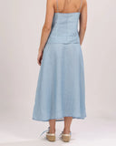 Skirt, Africa Light Blue-Las Surenas