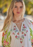 Elsa Dress 48", Garden-White-Bella tu