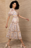 Bess Linen Maxi Dress, Ivory-Hale Bob
