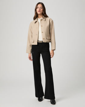 Paige Leenah 32" Wide Leg Jean, Black Shadow-PAIGE
