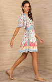HB Charity Washed Linen Dress, Ivory-Hale Bob