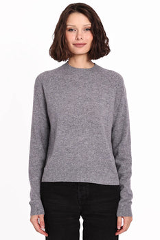 Minni Rose Shrunken Crew, Grey Shadow-Minnie Rose