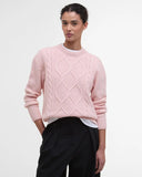 Barbour Burne Crew, Pink Blush-Barbour