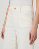 Anessa Wide Leg Vintage Welt Pocket, Toasted Ecru-PAIGE