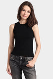 Viscose Tank, Black-Minnie Rose