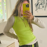 Kerri Rosenthal Heart Tank, Citron-Kerri Rosenthal