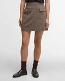 Barbour Sophia Wool Mini Skirt, Multi Check-Barbour