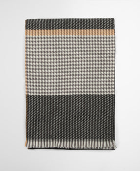 Barbour Melody Check Scarf, Charcoal-Barbour