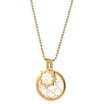 ASHA Carlotta Pendant & Kismet Charm Necklace-ASHA