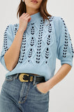Rails Addy Sweater, Sky Navy Cables-Rails