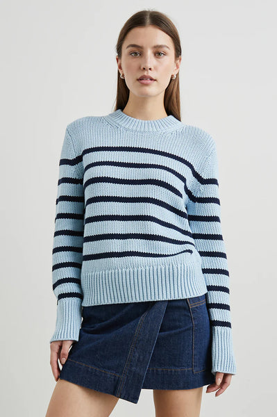 Rails Alise Sweater, Sky Navy Stripe-Rails